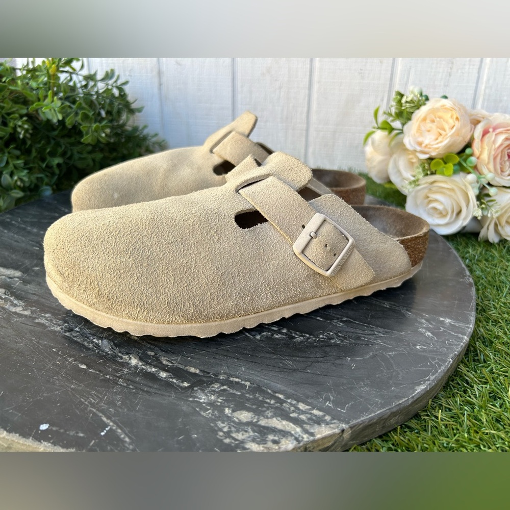 BIRKENSTOCK Boston Suede Leather 
Color: Oyster size UK 37 US 6-6.5 - Picture 10 of 16